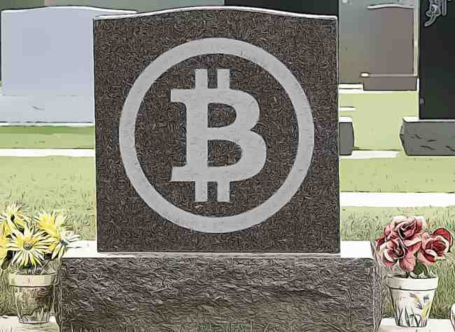 How many times has Bitcoin died?